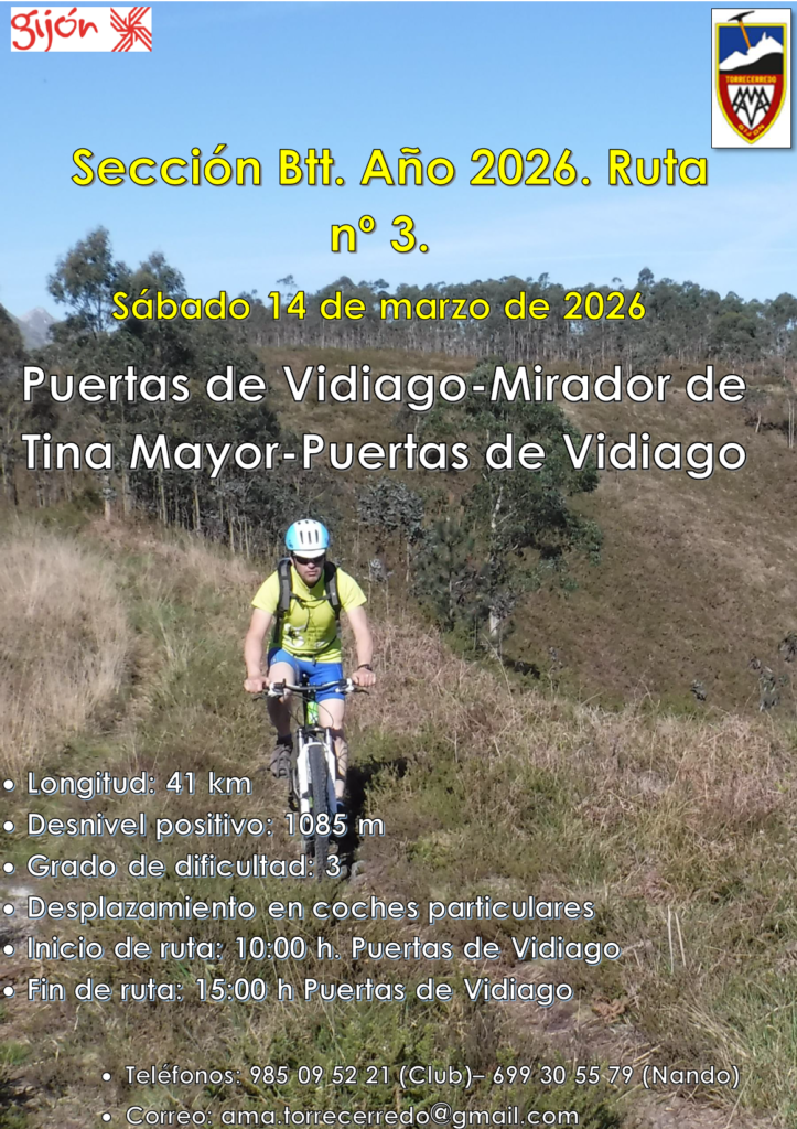 BTT – Puertas de Vidiago – Mirador de Tina Mayor